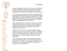 Tablet Screenshot of piedrascalibradas.com